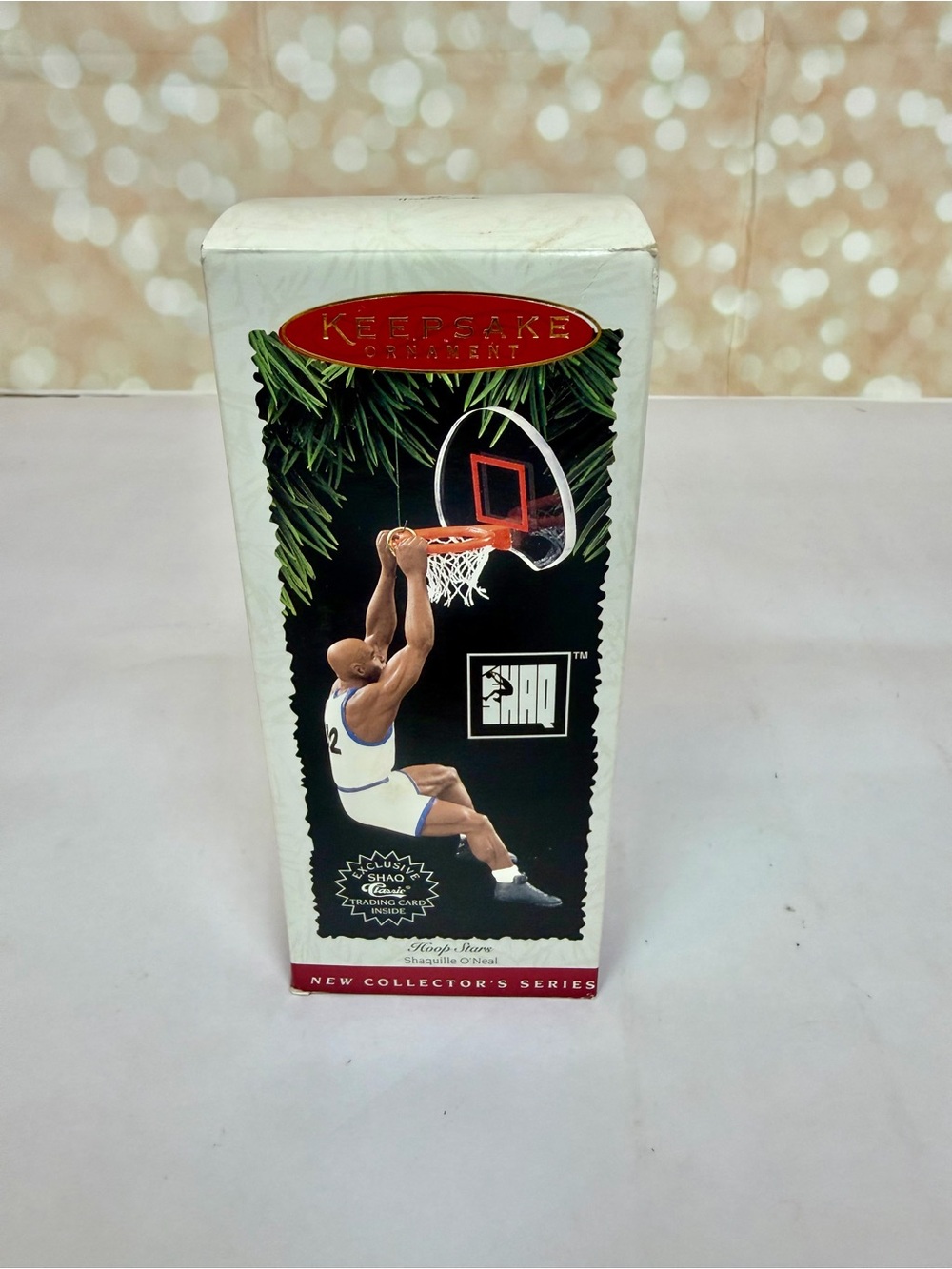 Vintage 1995 Shaquille O'Neal Hallmark Keepsake Ornament Hoop Stars Series